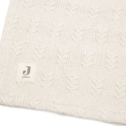 Jollein Wiegdeken Grain Knit Oatmeal/Velour 75X100Cm