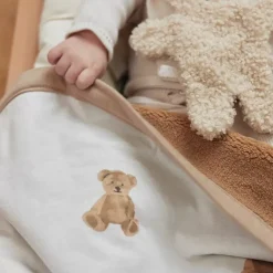 Jollein Wiegdeken Jersey 75X100 Teddy Bear