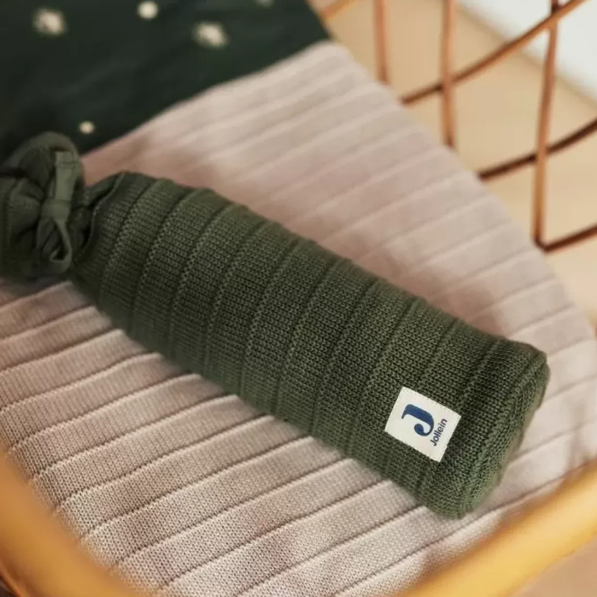 Jollein Wiegdeken Pure Knit Nougat