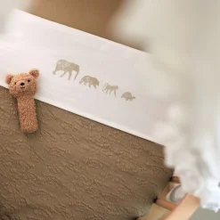 Jollein Wieglaken Animals Olive Green 75X100Cm