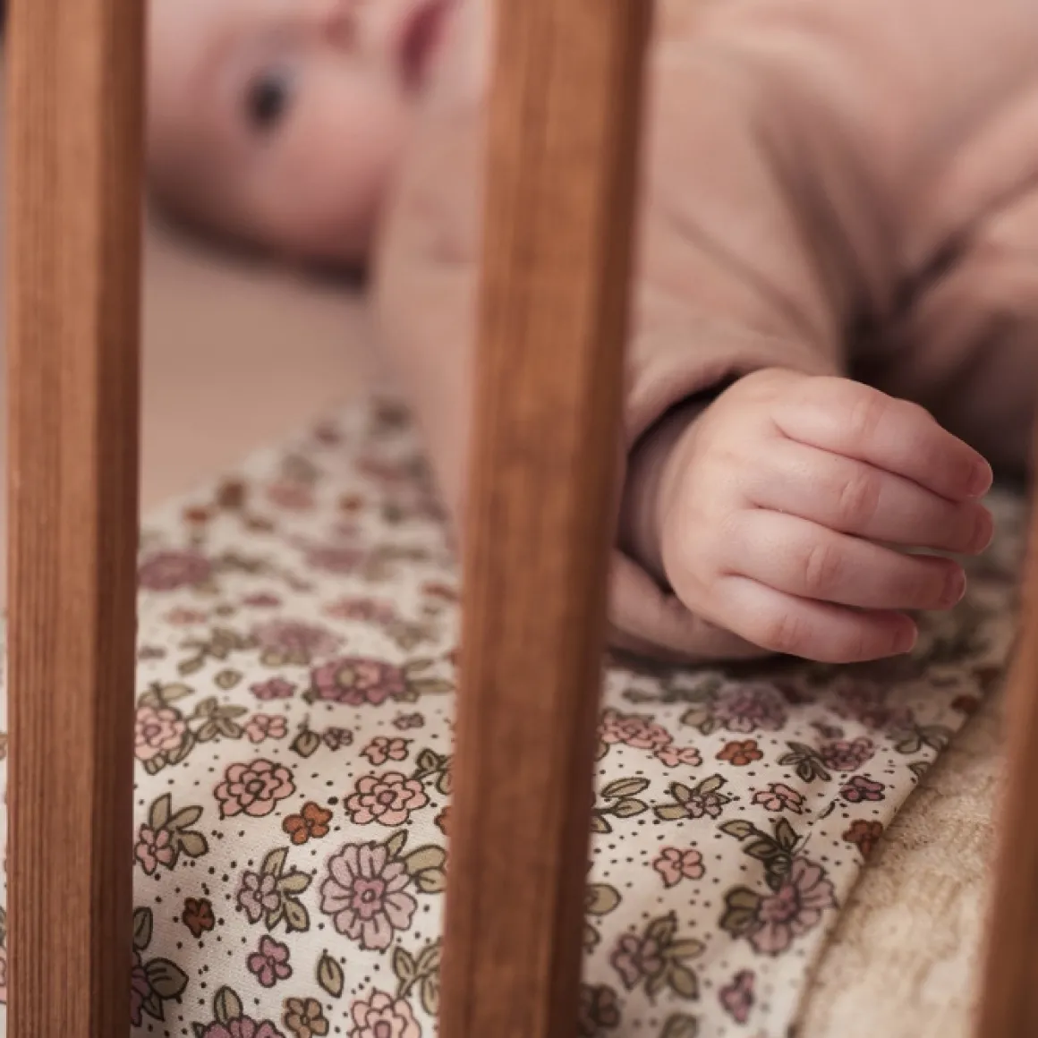 Jollein Wieglaken Retro Flowers 75X100Cm