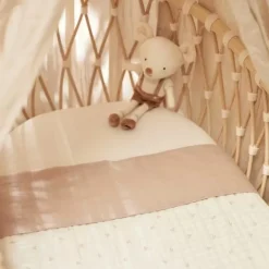 Jollein Wieglaken Slub Nougat 75X100Cm