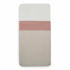 Jollein Wieglaken Wrinkled Cotton Rosewood