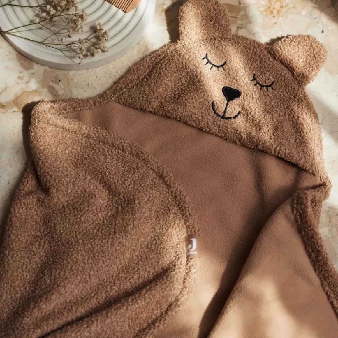 Jollein Wikkeldeken Bear Boucle Biscuit