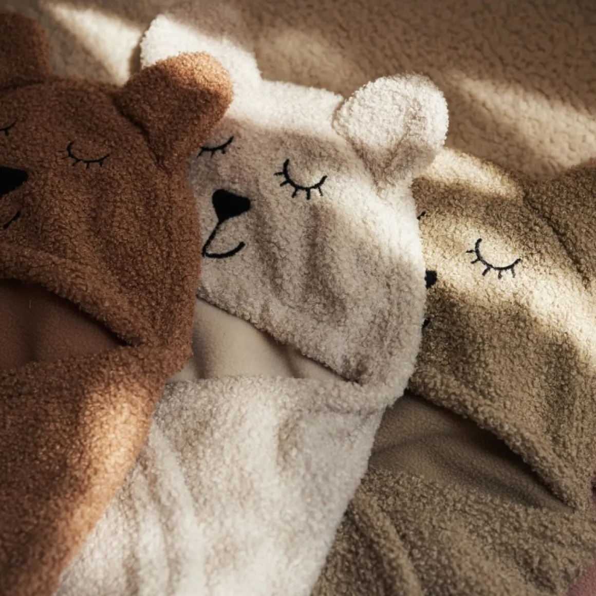 Jollein Wikkeldeken Bear Boucle Biscuit