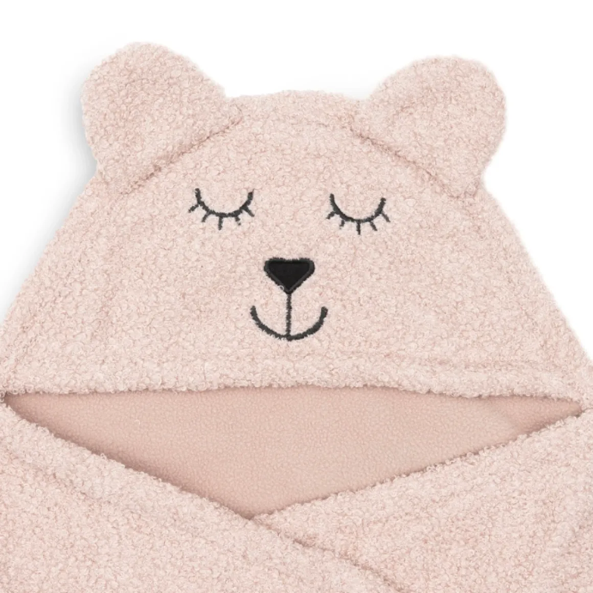 Jollein Wikkeldeken Bear Boucle Wild Rose
