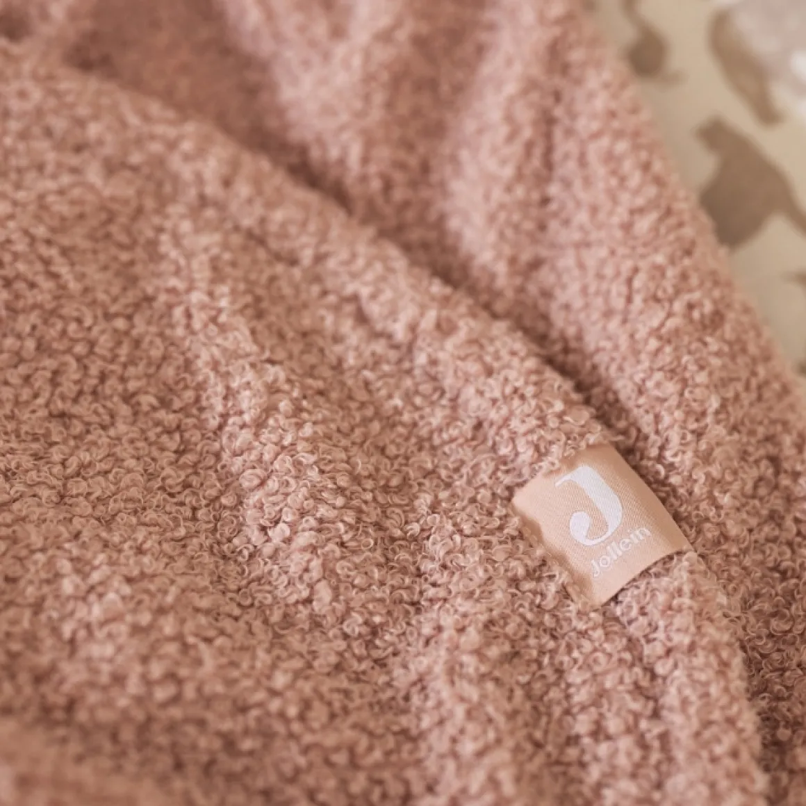 Jollein Wikkeldeken Bear Boucle Wild Rose