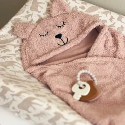 Jollein Wikkeldeken Bear Boucle Wild Rose