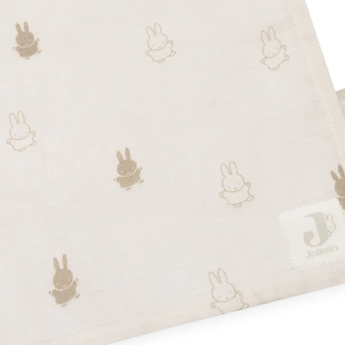 Jollein X Nijntje Hydrofiele Doeken Xl Nougat (2St)