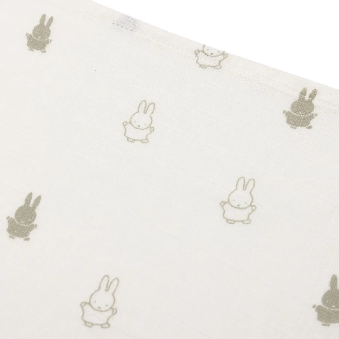 Jollein X Nijntje Hydrofiele Doeken Olive Green (3St)