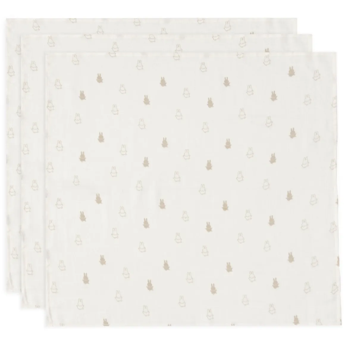 Jollein X Nijntje Hydrofiele Doeken Nougat (3St)