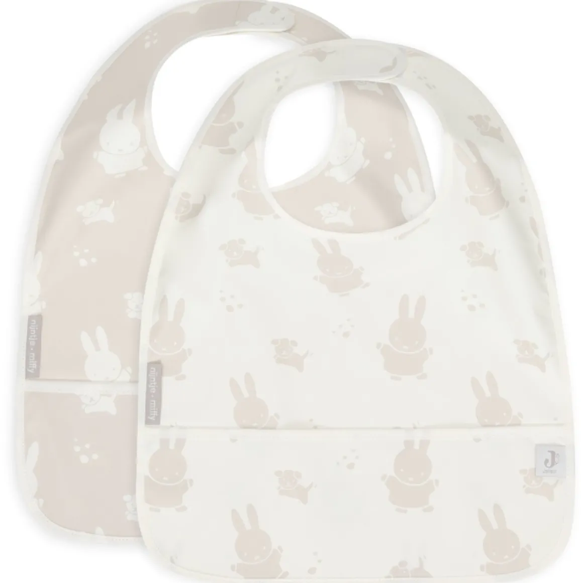 Jollein X Nijntje Waterproof Slabben Nougat (2St)