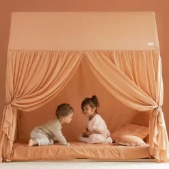 Juniorbed Vera Huisje Seinna Brown Nobodinoz