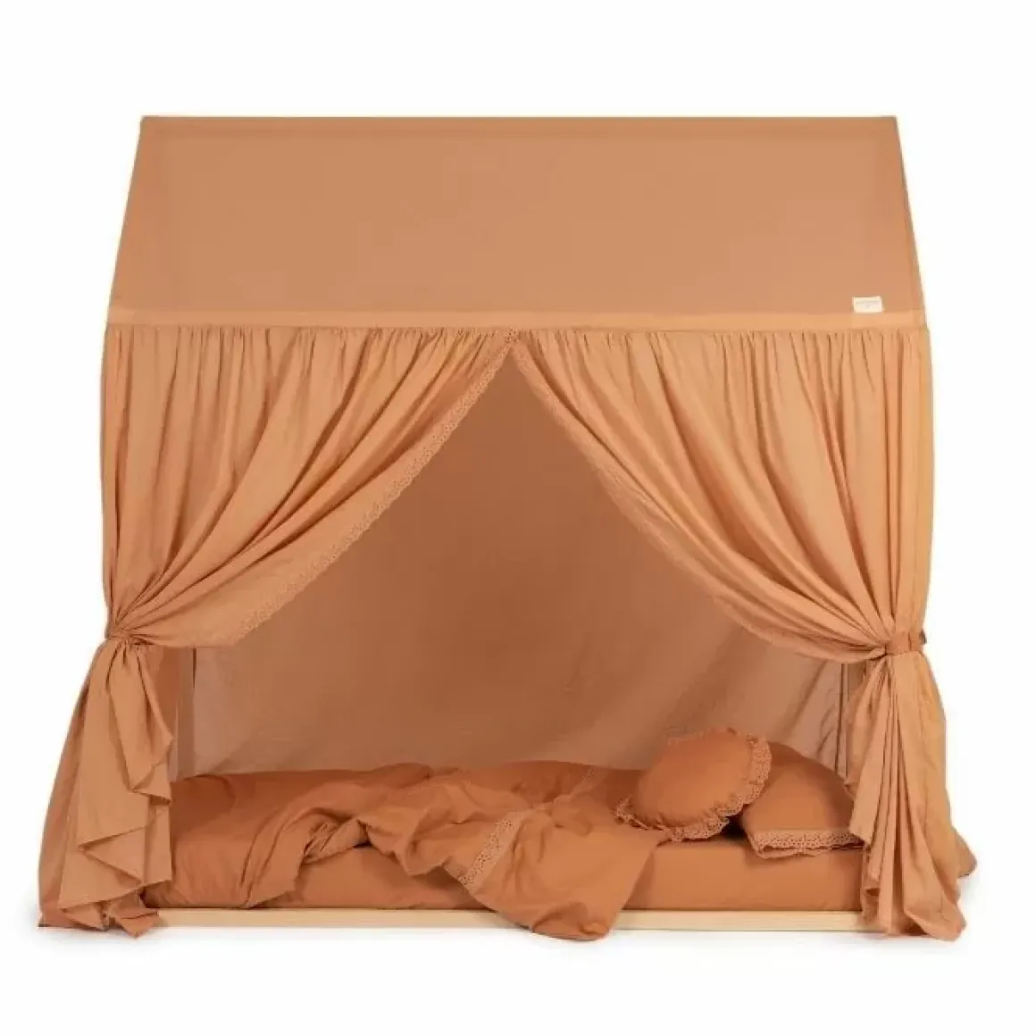 Juniorbed Vera Huisje Seinna Brown Nobodinoz