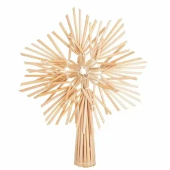 Kerstboom Piek Ster Van Stro