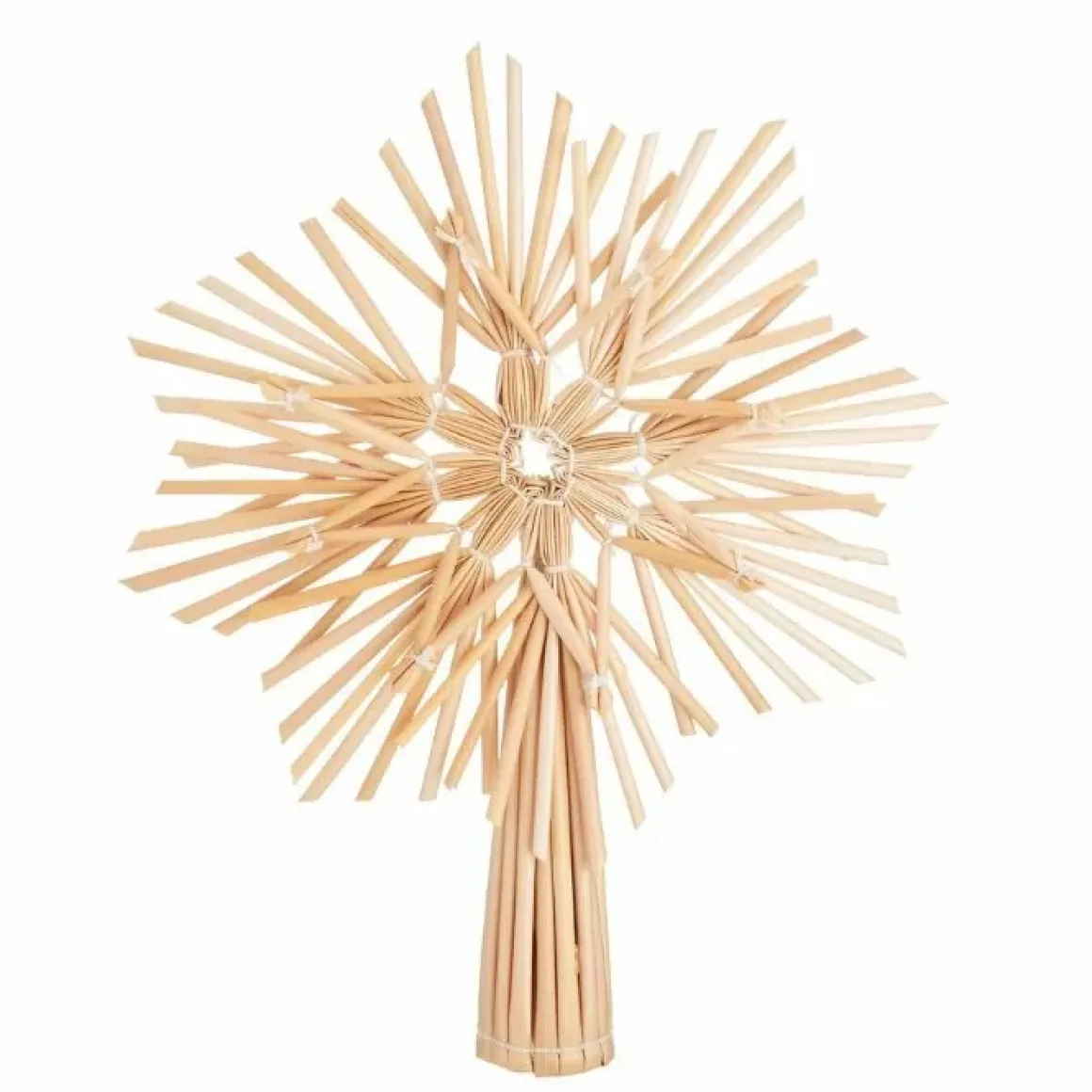 Kerstboom Piek Ster Van Stro