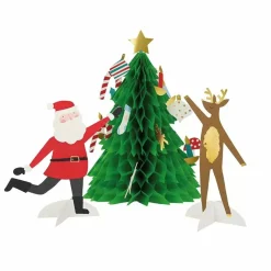 Kerstkaart Kerstboom Honeycomb Meri Meri