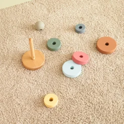 Kids Concept Houten Stapelringen Edvin Multi
