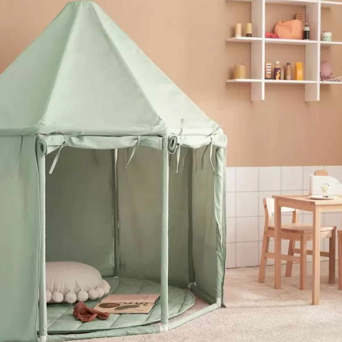 Kids Concept Paviljoen Speeltent Light Green