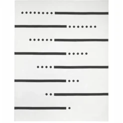 Kids Concept Tapijt Grijs/Wit (130X160Cm)