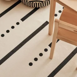 Kids Concept Tapijt Grijs/Wit (130X160Cm)