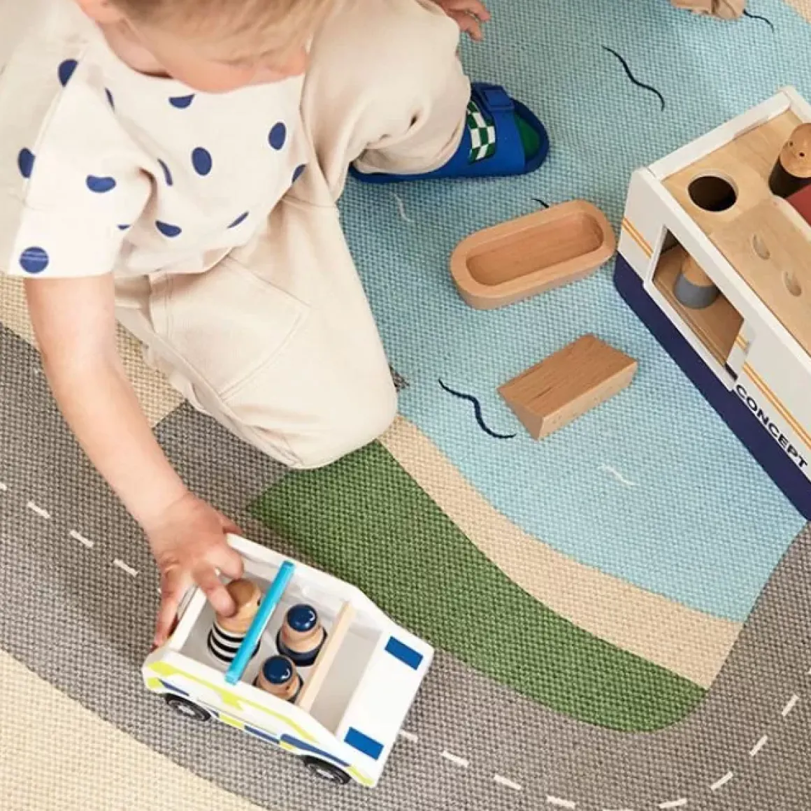 Kids Concept Vloerkleed Aiden 130X160