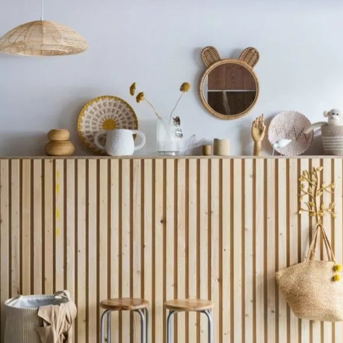 Kidsdepot Opbergmand Eran Beige