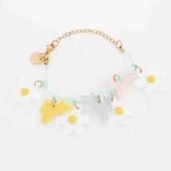 Kinderarmband Met Konijnen En Madeliefjes Van Meri Meri