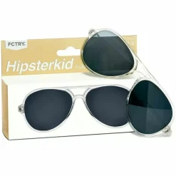 Kinderzonnebril Aviator Golds Transparant (0-2J) Hipsterkid
