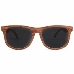 Kinderzonnebril Wayfarer Golds Hout (0-2J) Hipsterkid