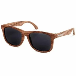 Kinderzonnebril Wayfarer Golds Hout (0-2J) Hipsterkid