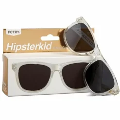 Kinderzonnebril Wayfarer Golds Transparant (0-2J) Hipsterkid