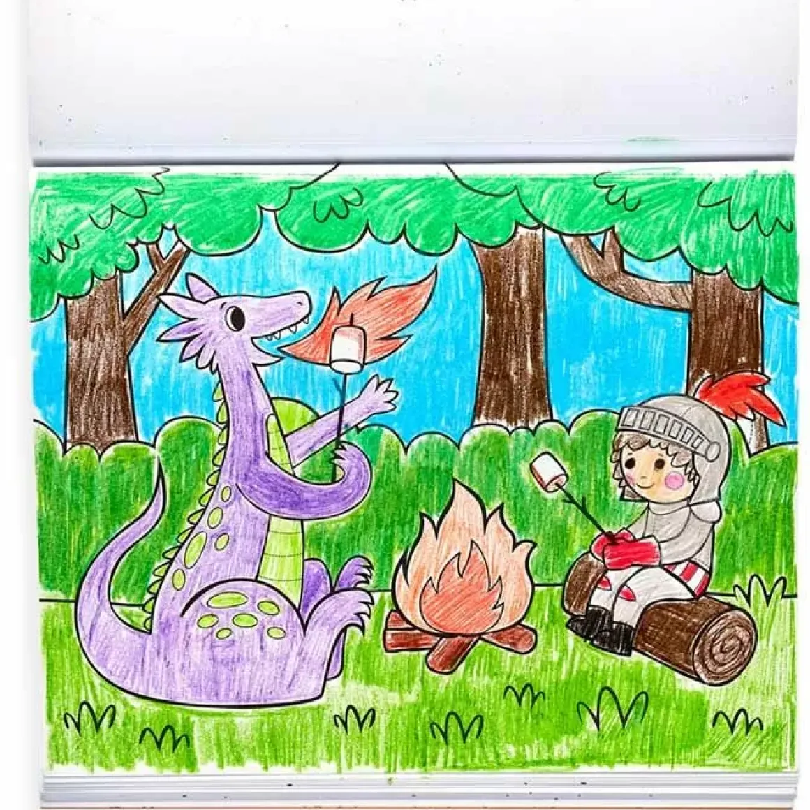 Kleurboek Knights & Dragons Ooly