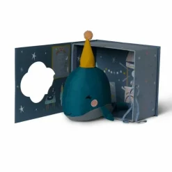 Knuffel Walvis In Geschenkdoos (21Cm) Picca Loulou