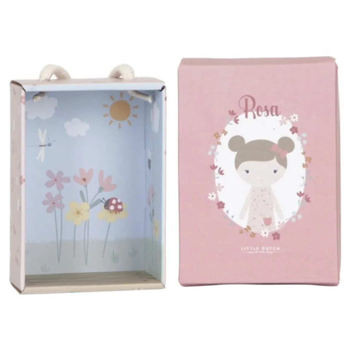 Knuffelpop Rosa (10Cm) Little Dutch