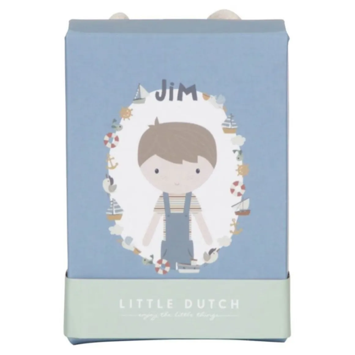 Knuffelpopje Jim (10Cm) Little Dutch