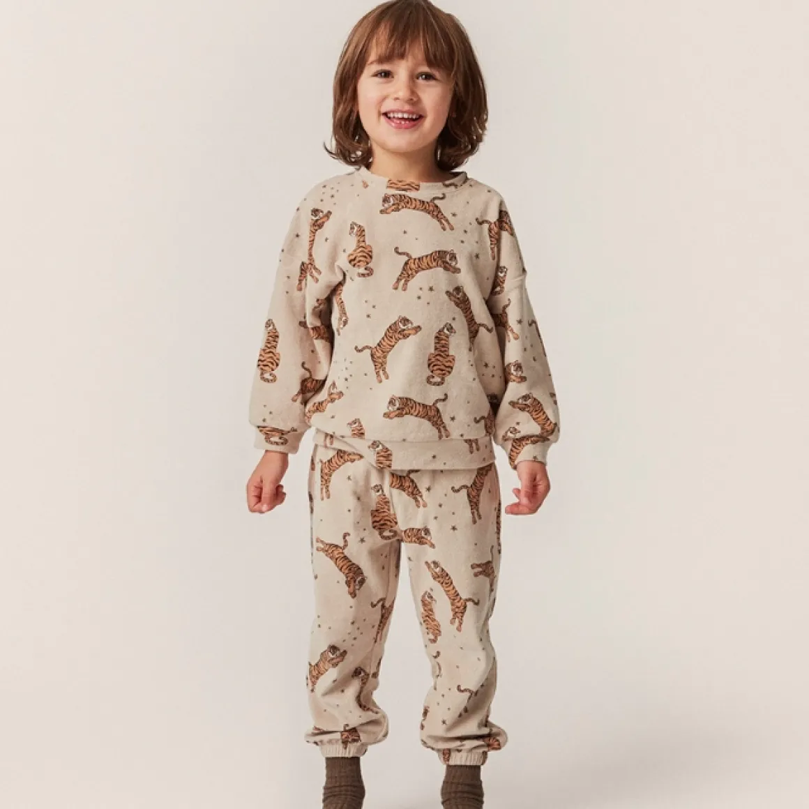 Konges Slojd Broek Itty Tiger Sand