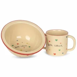 Konges Slojd Ceramic Bon Coeur Mok & Schaaltje