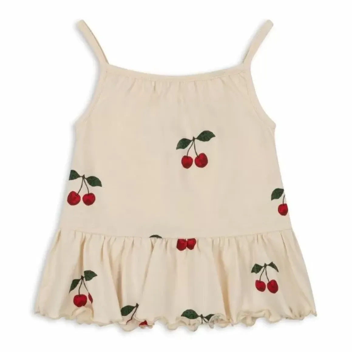 Konges Slojd Frill Top Lin Ma Grande Cerise Voor Meisjes