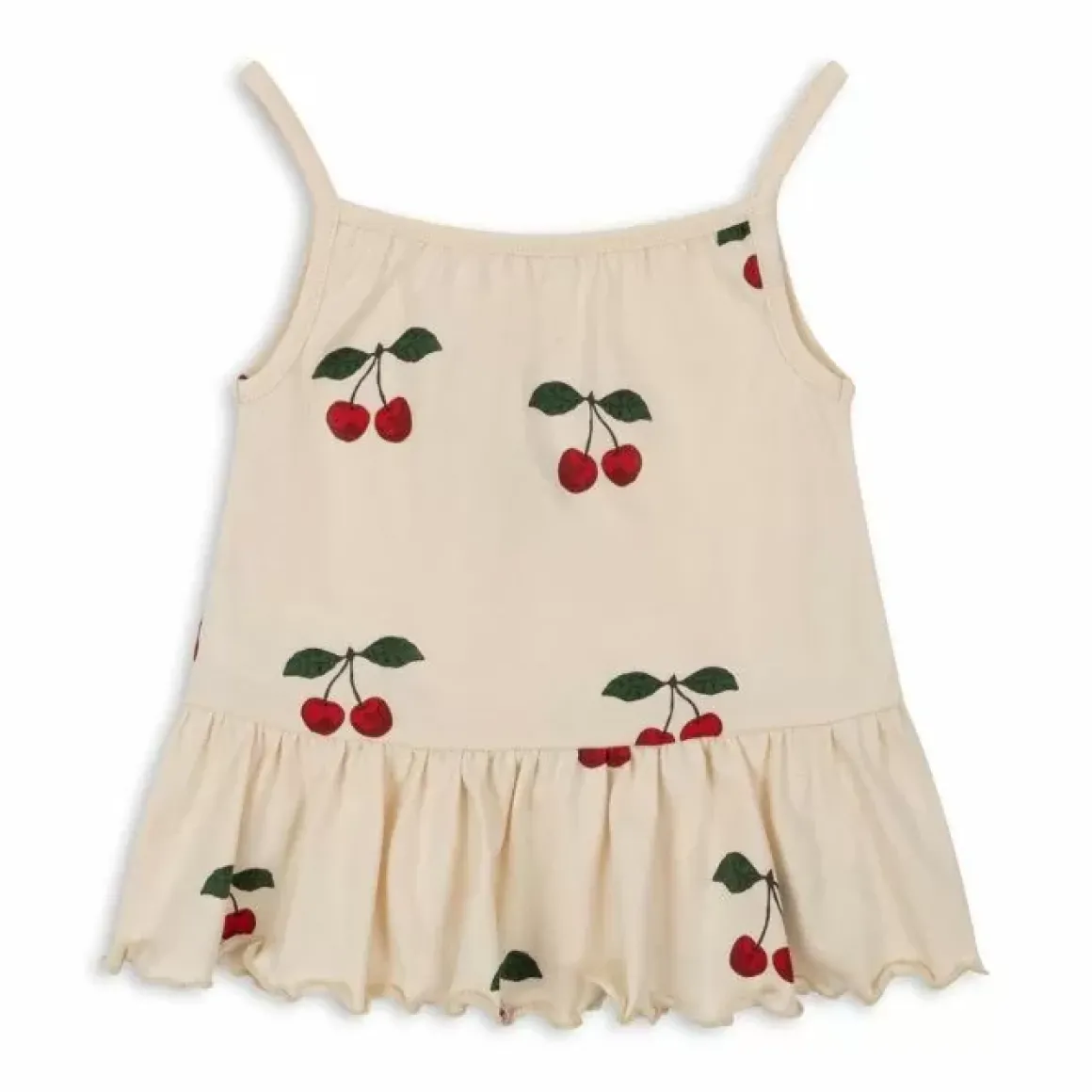 Konges Slojd Frill Top Lin Ma Grande Cerise Voor Meisjes