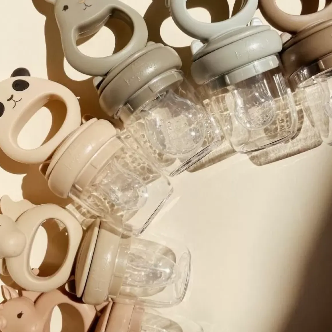 Konges Slojd Fruitspenen Unicorn Panda Shell/Blush (2St)