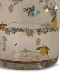 Konges Slojd Glitter Beker Lemon (2St)