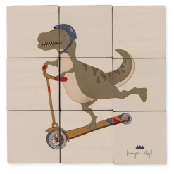 Konges Slojd Houten Blokkenpuzzel Multi Color