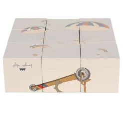 Konges Slojd Houten Blokkenpuzzel Multi Color