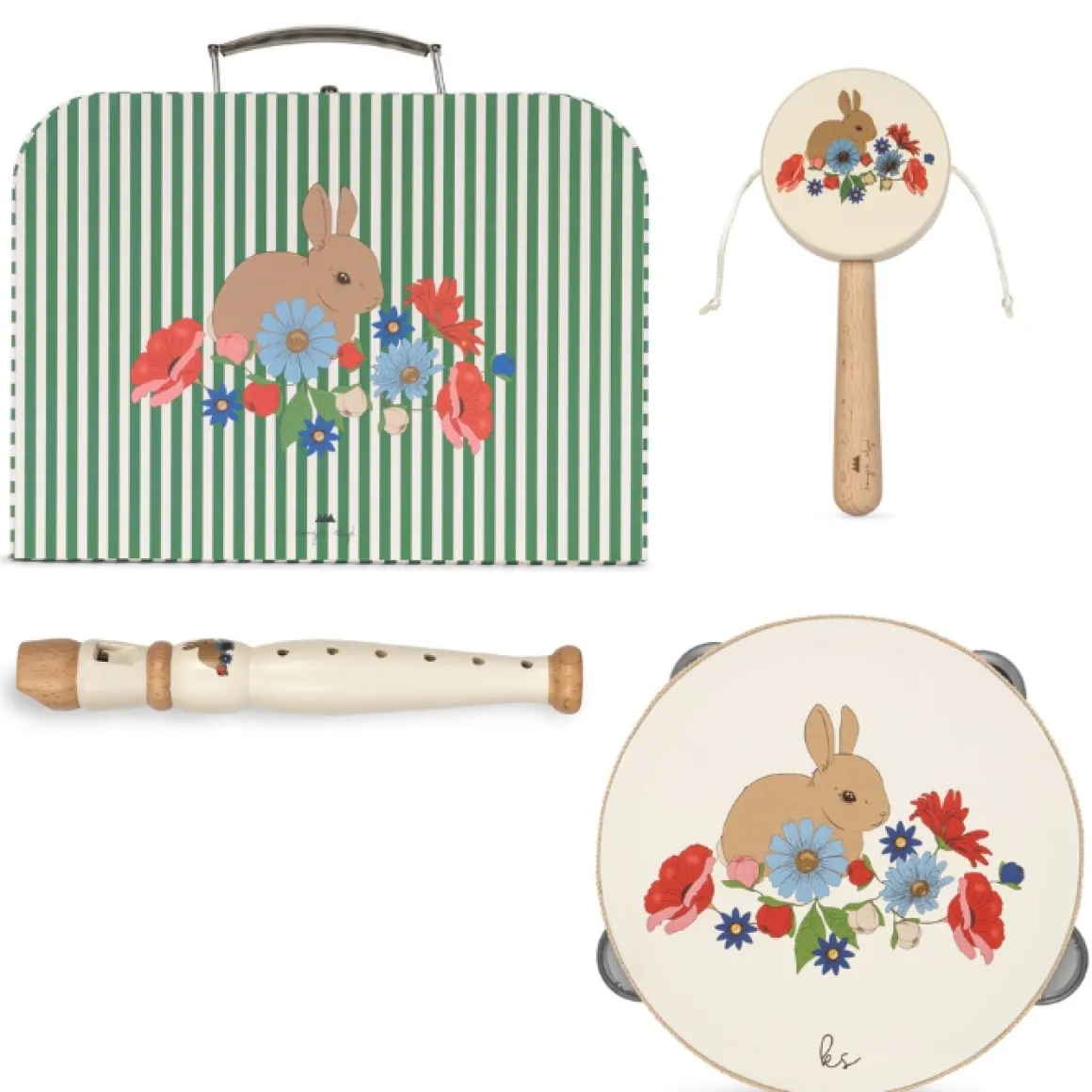 Konges Slojd Houten Muziekset Bunny Tokki