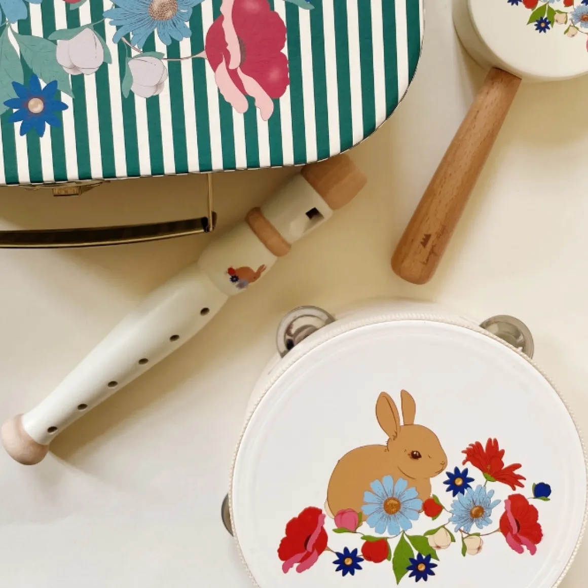 Konges Slojd Houten Muziekset Bunny Tokki