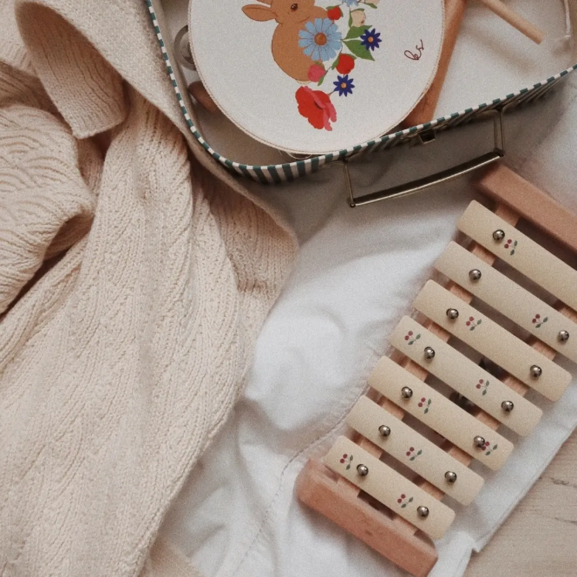 Konges Slojd Houten Xylophone Cherry