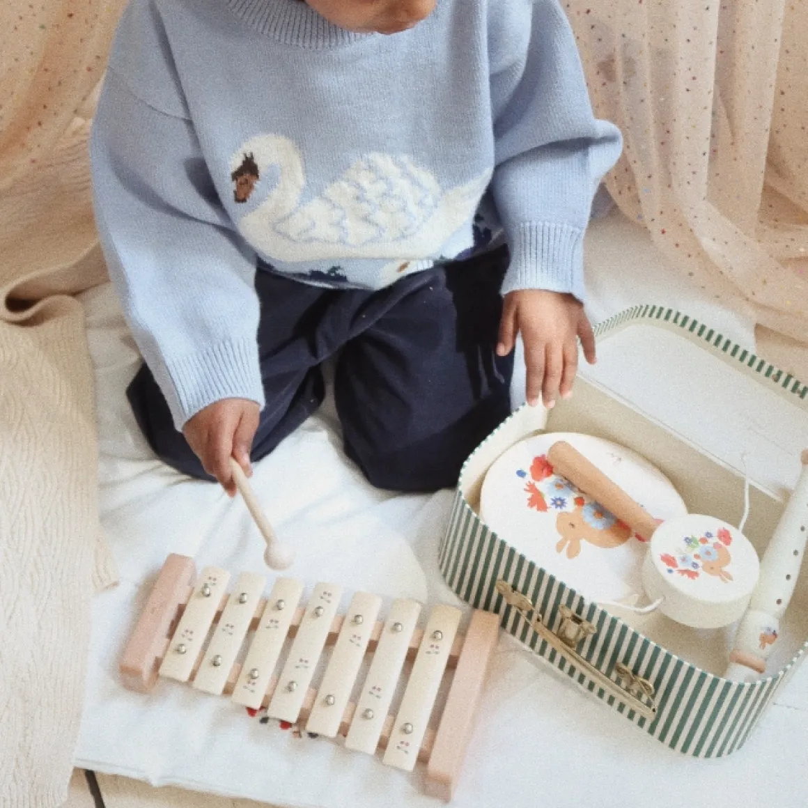 Konges Slojd Houten Xylophone Cherry