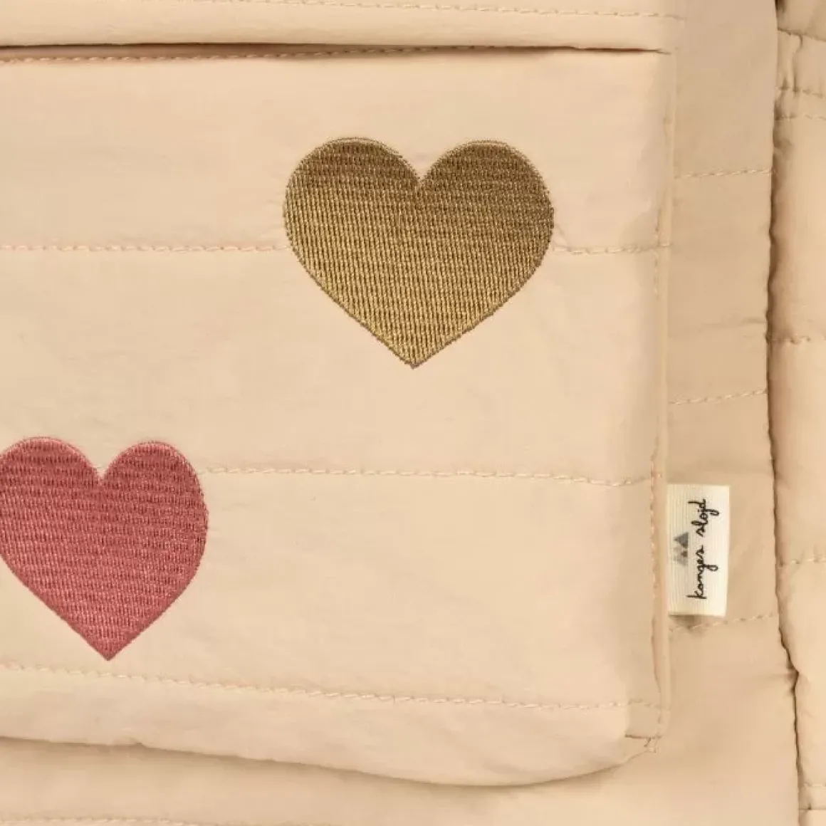 Konges Slojd Juno Quilted Rugzak Frappe | Hartjes