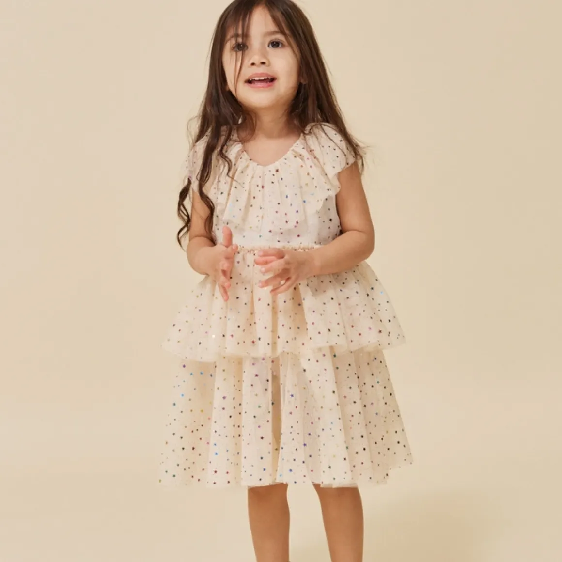 Konges Slojd Jurk Fairy Ballerina Etoile Multi Sand